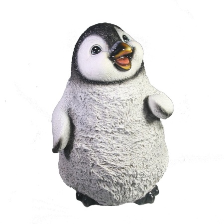 Фигура декоративная Пингвиненок, полистоун 13,5х13,5х20,5см
