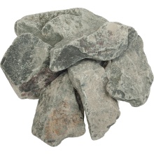 Камень Габбро-Диабаз Банные штучки обвалованный 20кг по цене 