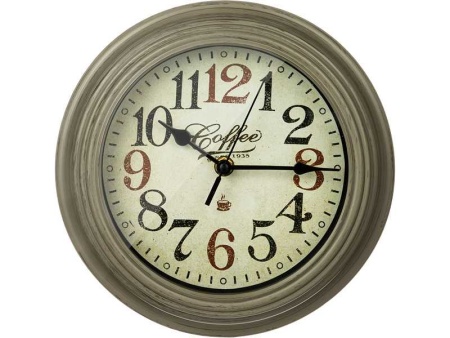 Часы настенные Лефард кофе латунь 22,8х22,8х4,6см