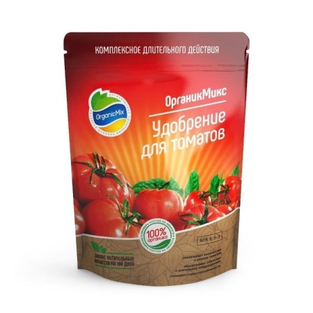 Удобрение сухое ОрганикМикс органическое для томатов гранулированное 200г