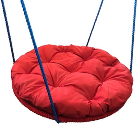 Качели детские Гнездо 60см с подушкой, арт.MG4051-МТ004, красный