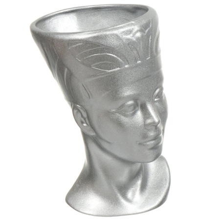 Кашпо Нефертити 15х15х24,5см 1,35л керамика, черный 1сорт