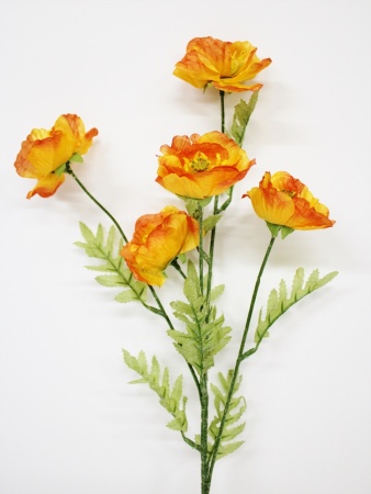 Цветок искусственный Мак, 70см, цв. в асс арт.0042-17