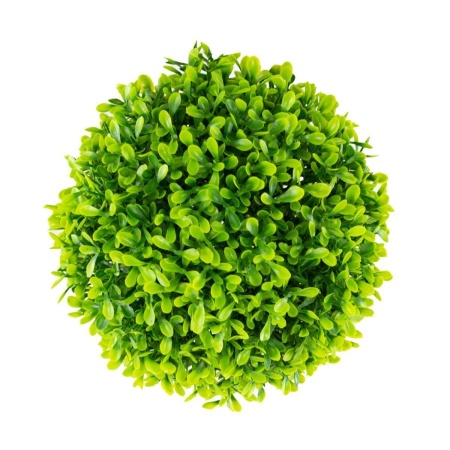 Цветок искусственный Шар Самшит 18см зеленый арт.к000025289
