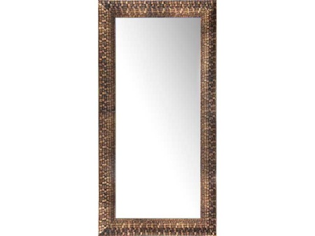 Зеркало в раме венге с золотом 50х100см 38х88см арт.541-792